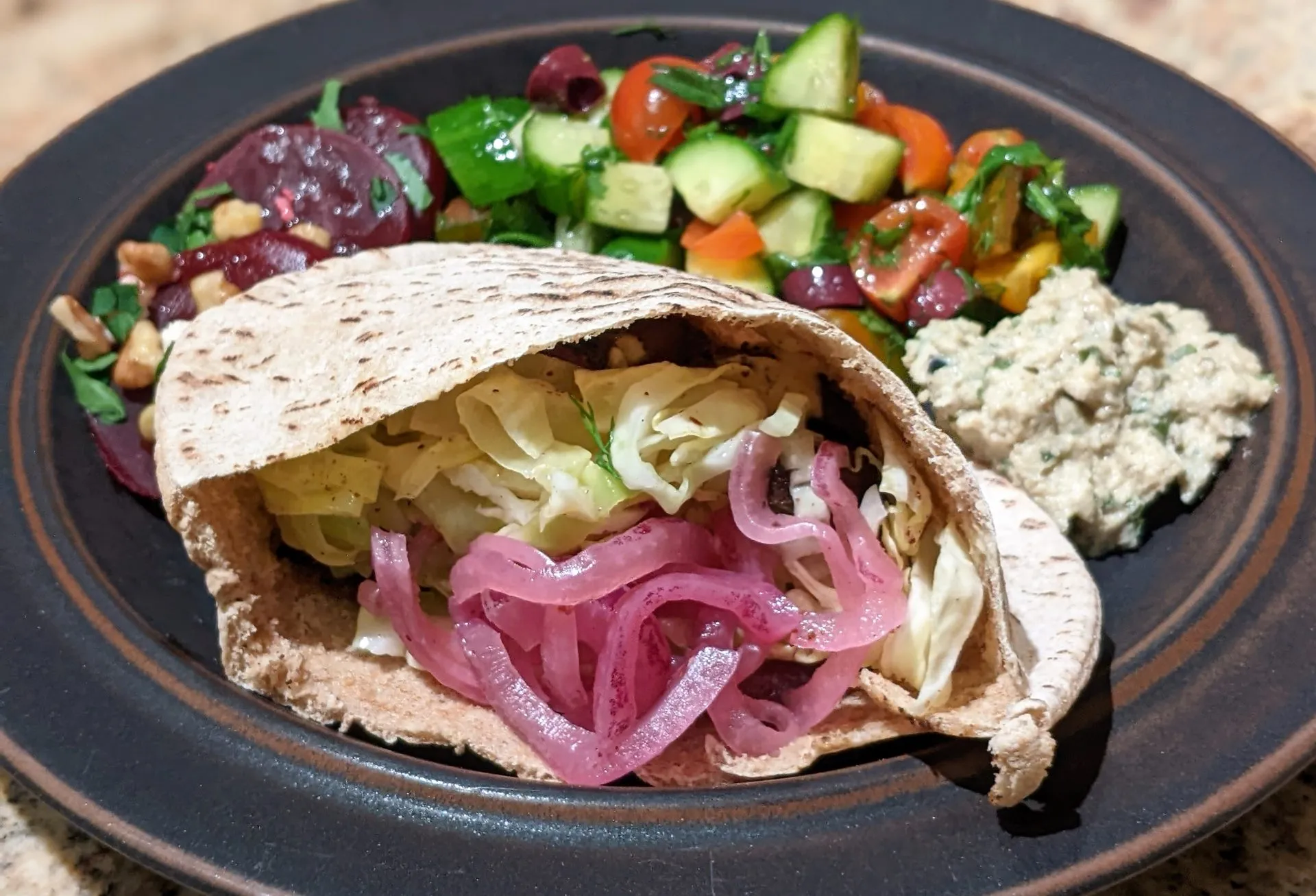 Vegan kick Shawarma